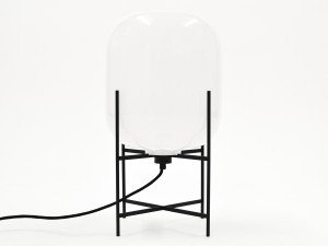 Pulpo Oda Small Table Lamp White Glass