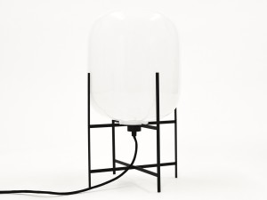 Pulpo Oda Small Table Lamp White Glass