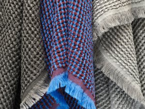 Hay Waffle Towel Light Grey 