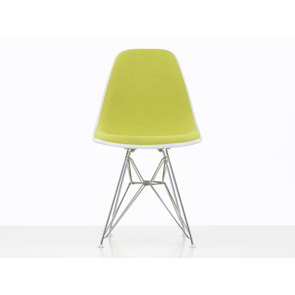 Buy the Vitra Upholstered DSR Eames Plastic Side Chair at nest.co.uk