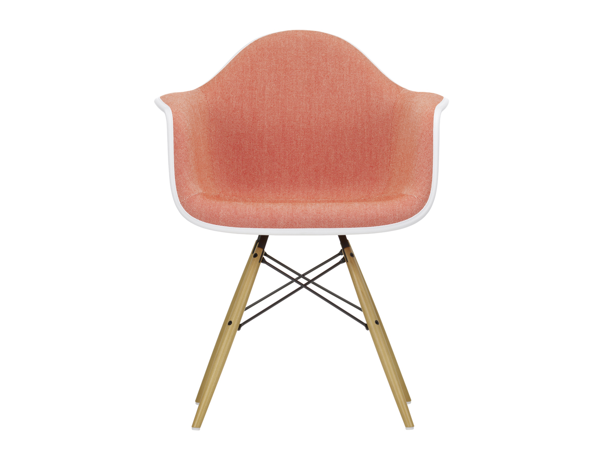 vitra upholstered daw eames plastic armchair