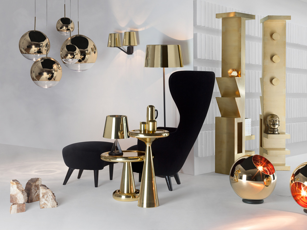Buy the Tom Dixon Mirror Ball Pendant Light Gold at nest.co.uk