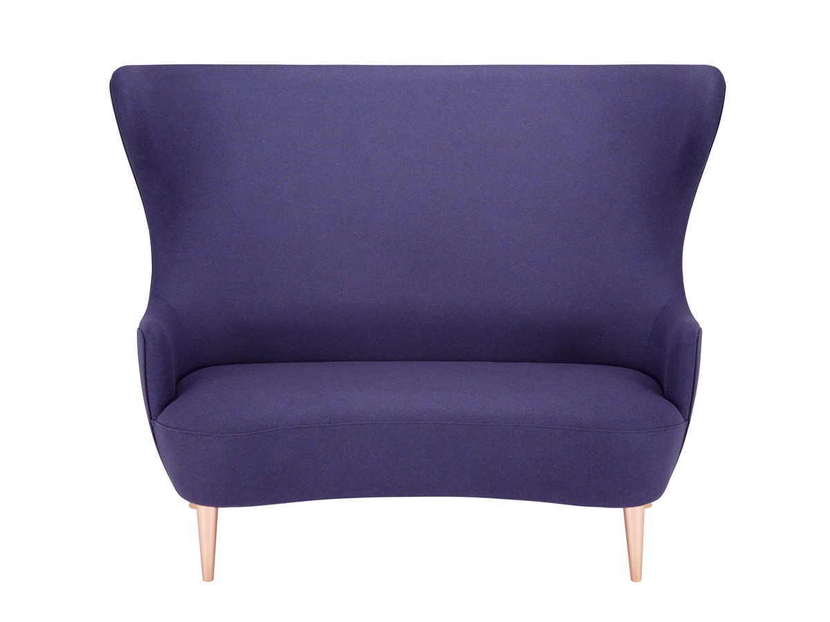 Tom Dixon Wingback Sofa with Copper Legs