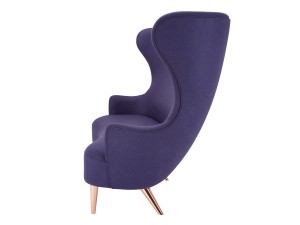 Tom Dixon Wingback Sofa with Copper Legs
