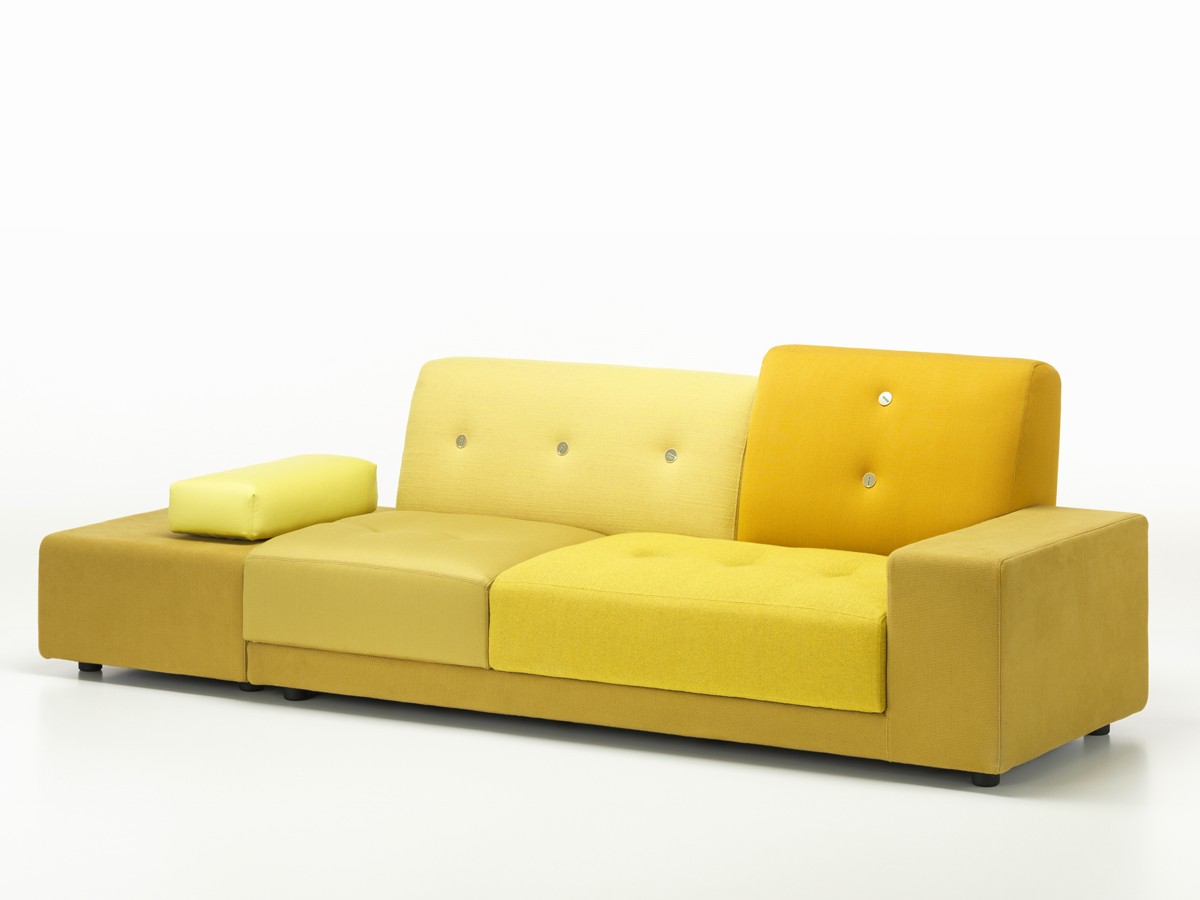Buy the Vitra Polder Sofa Golden Yellow at Nest co uk Buy the Vitra Polder Sofa Golden Yellow at Nest co uk