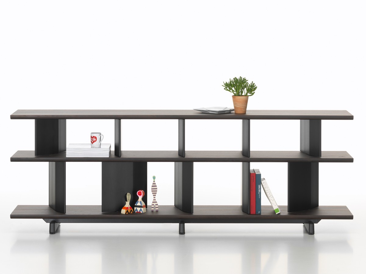 Buy the Vitra Planophore Wide Bookshelf Low at nest.co.uk