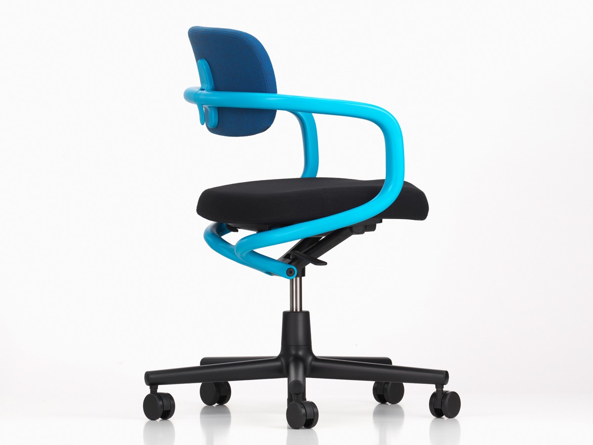 Buy the Vitra Allstar Office Swivel Chair Aquamarine at Nest.co.uk