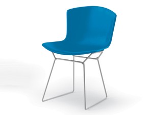 Knoll Bertoia Plastic Side Chair - White Base