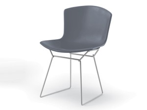 Knoll Bertoia Plastic Side Chair - White Base
