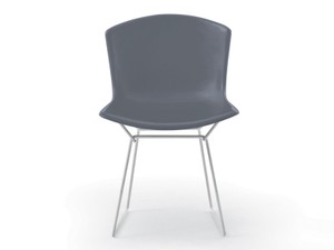 Knoll Bertoia Plastic Side Chair - White Base