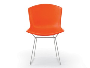 Knoll Bertoia Plastic Side Chair - White Base