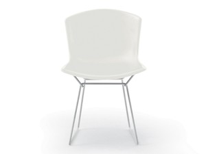 Knoll Bertoia Plastic Side Chair - White Base