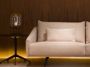 Pulpo Oda Small Table Lamp Grey Glass