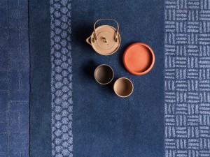 nanimarquina Jie Rug Blue