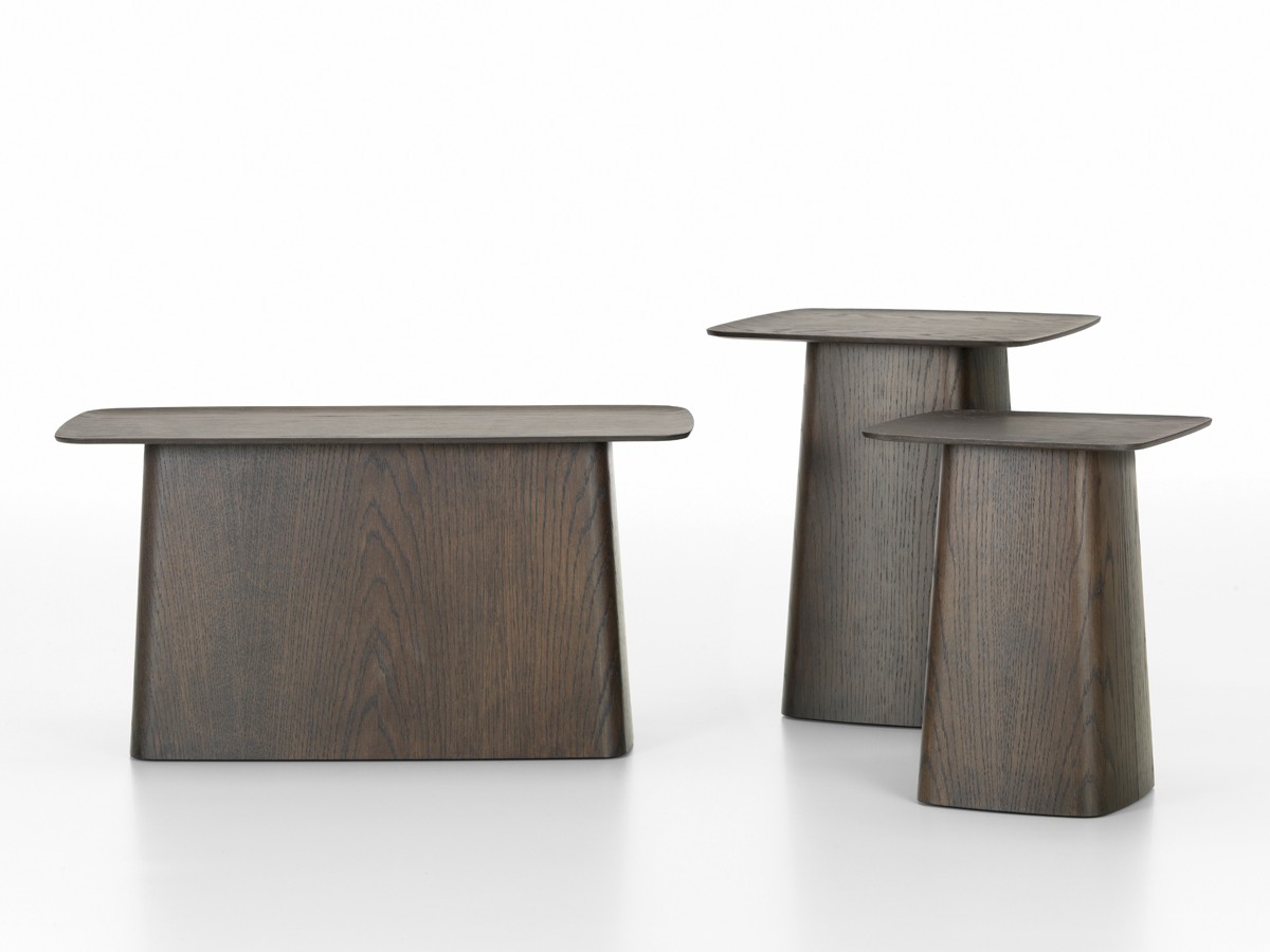 Buy the Vitra Wooden Side Table Dark Oak at nest.co.uk