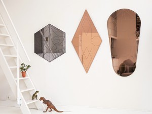 Petite Friture Mask Oval Wall Mirror