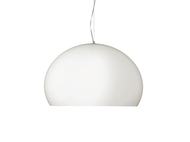 Buy the Kartell Small FLY Suspension Light Matt Opaque at nest.co.uk