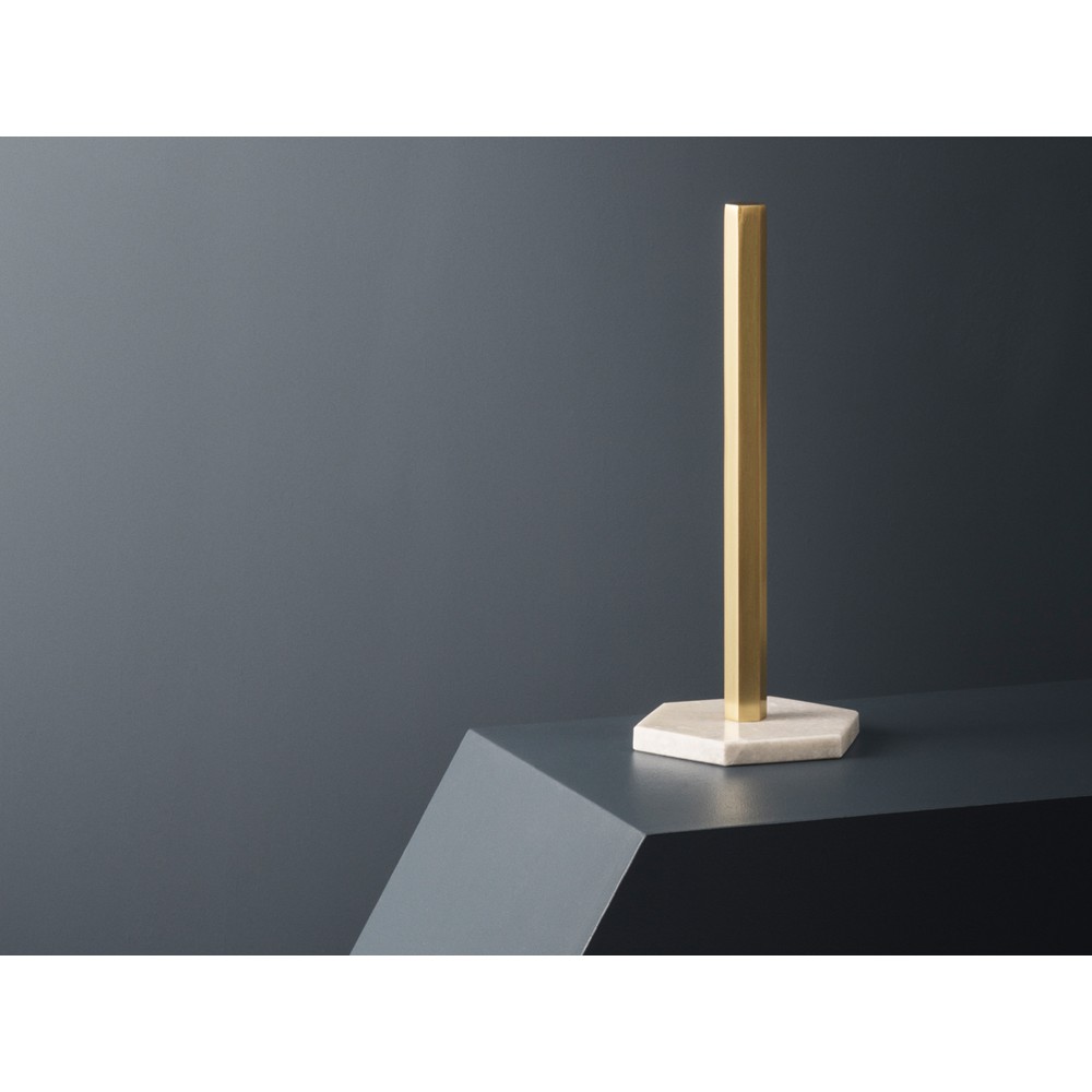 Buy the Ferm Living Hexagon Stand Kitchen Roll Holder at nest.co.uk