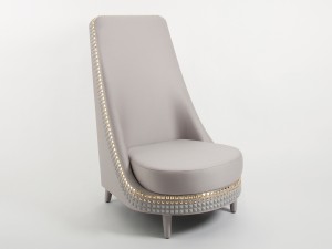 Lee Broom Salon Lounge Chair & Footstool