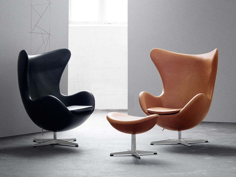 Buy The Fritz Hansen Egg Lounge Chair Leather At Nestcouk