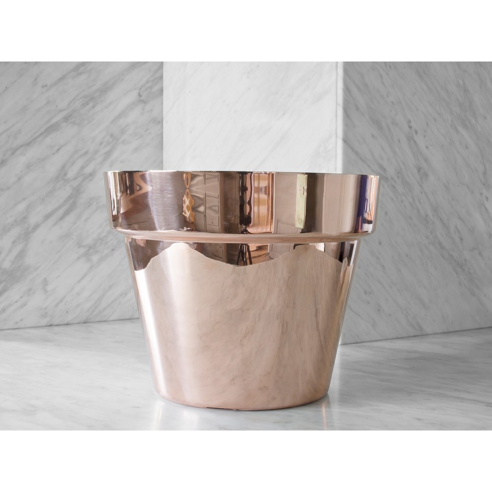 Buy the Skultuna Flower Pot Copper at nest.co.uk