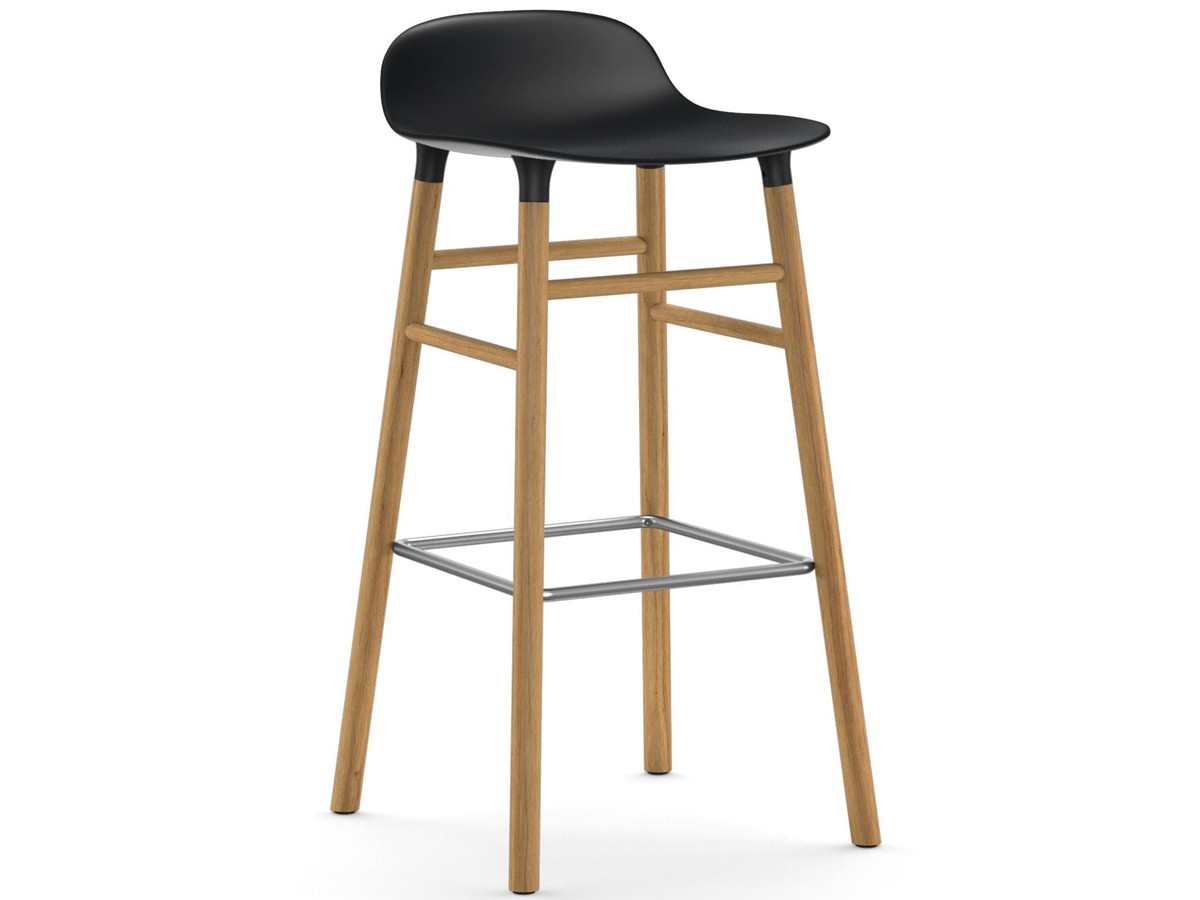 Normann Copenhagen Form Bar Stool - Oak Base
