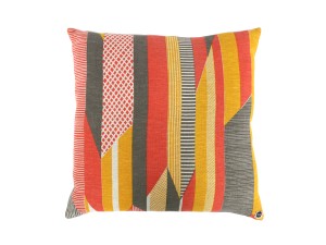 Ex-Display Tamasyn Gambell Pink Textured Stripe Cushion