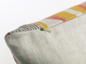 Ex-Display Tamasyn Gambell Pink Textured Stripe Cushion