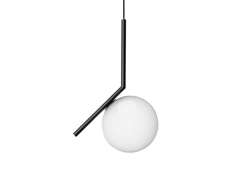 Buy the Flos IC S1 Suspension Light Black Special Edition at Nest.co.uk