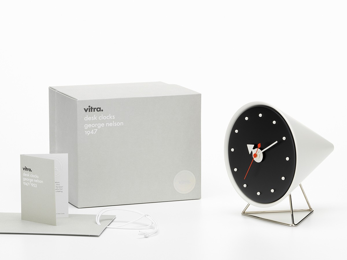 Buy the Vitra Cone Desk Clock at nest.co.uk