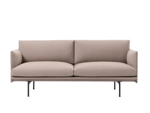 Muuto Outline Two Seater Sofa in Fiord Fabric