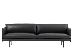 Muuto Outline Three Seater Sofa Leather