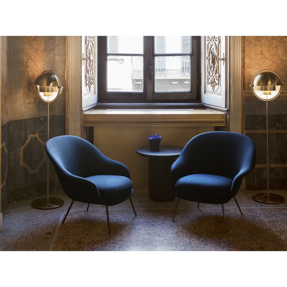 Buy the Gubi Bat Lounge Chair Low Back at nest.co.uk