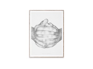 Paper Collective Folded Hands Print