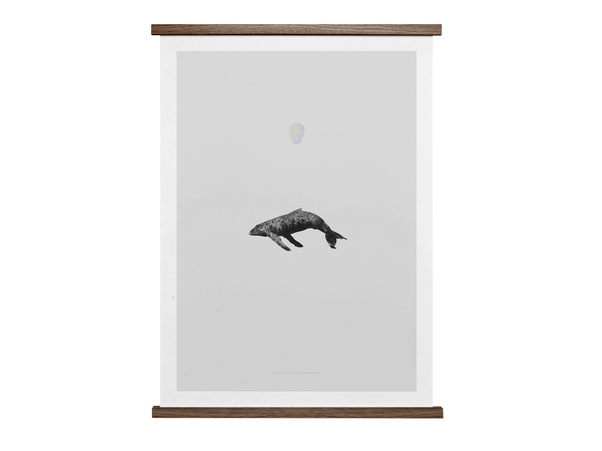 Paper Collective Whale Reprise Print
