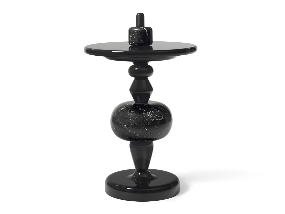 &Tradition Shuffle Table MH1 Black & Marble 