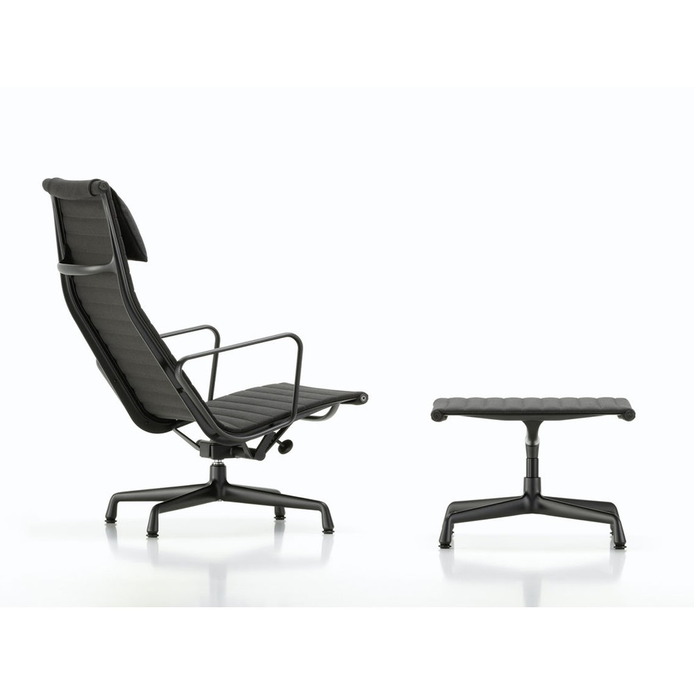 Buy the Vitra Eames EA 124 Aluminium Chair Black Frame at nest.co.uk