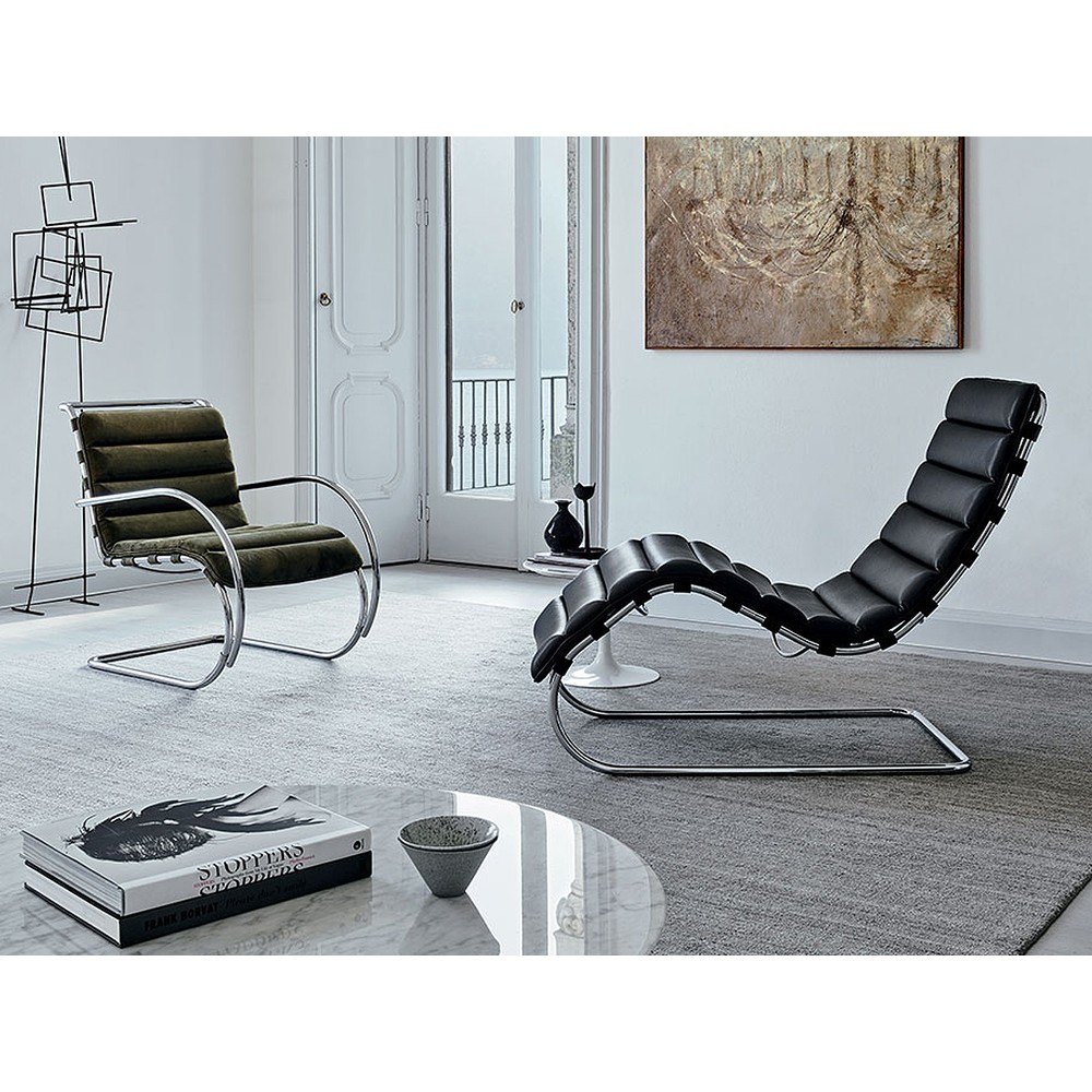 Buy the Knoll Studio Knoll MR Chaise Longue Bauhaus Edition at nest.co.uk