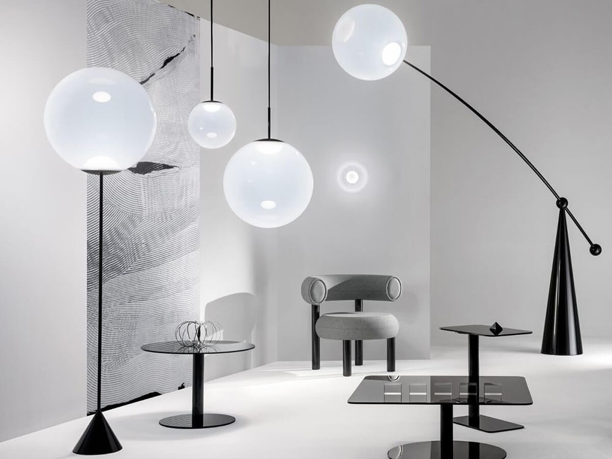 Buy the Tom Dixon Opal Cone Floor Light at nest.co.uk