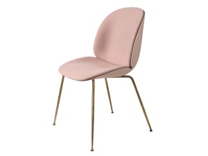 Gubi Beetle Dining Chair - Front Upholstered - Conic Base