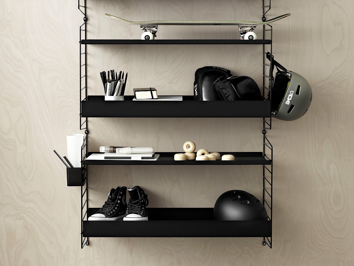 Buy the String Shelving High Edge Metal Shelves at nest.co.uk