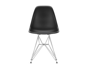 Vitra DSR Eames Plastic Side Chair - Chrome Base - White