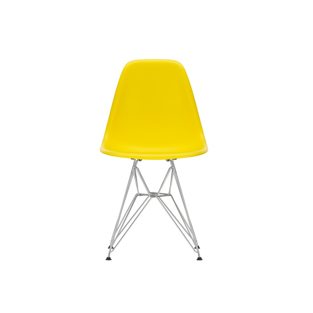 Buy the Vitra DSR Eames Plastic Side Chair Chrome Base at nest.co.uk