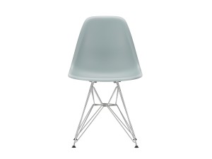 Vitra DSR Eames Plastic Side Chair - Chrome Base - White