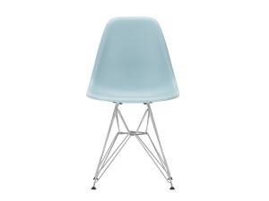 Vitra DSR Eames Plastic Side Chair - Chrome Base - White
