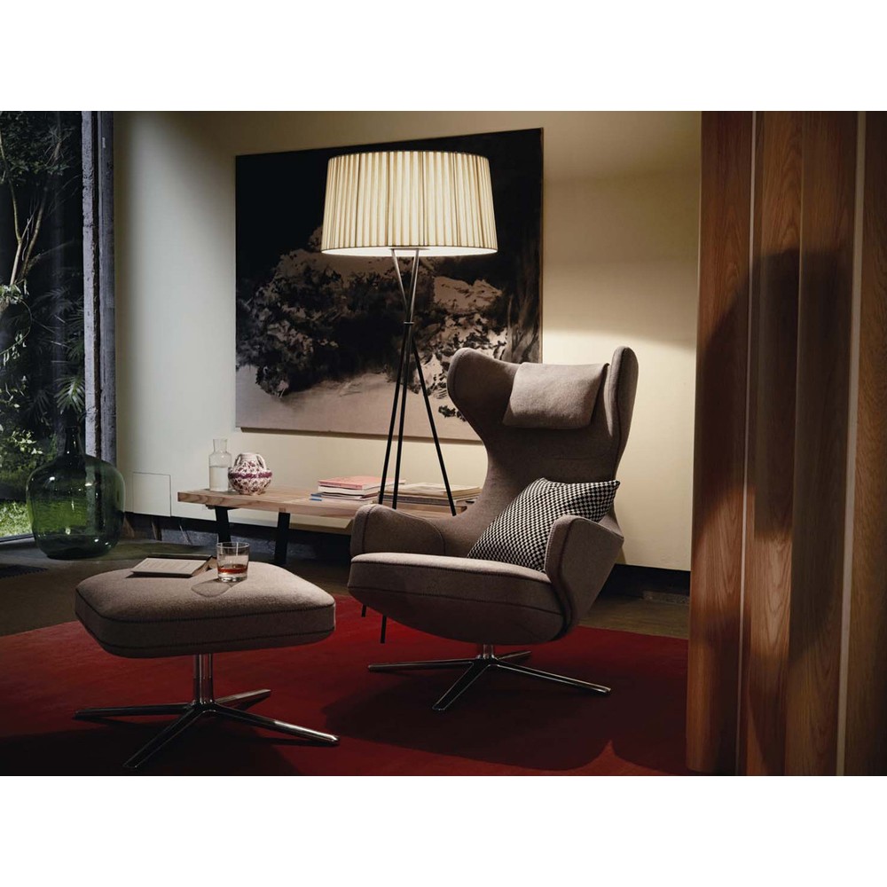 Buy the Vitra Grand Repos Lounge Chair and Ottoman at nest.co.uk