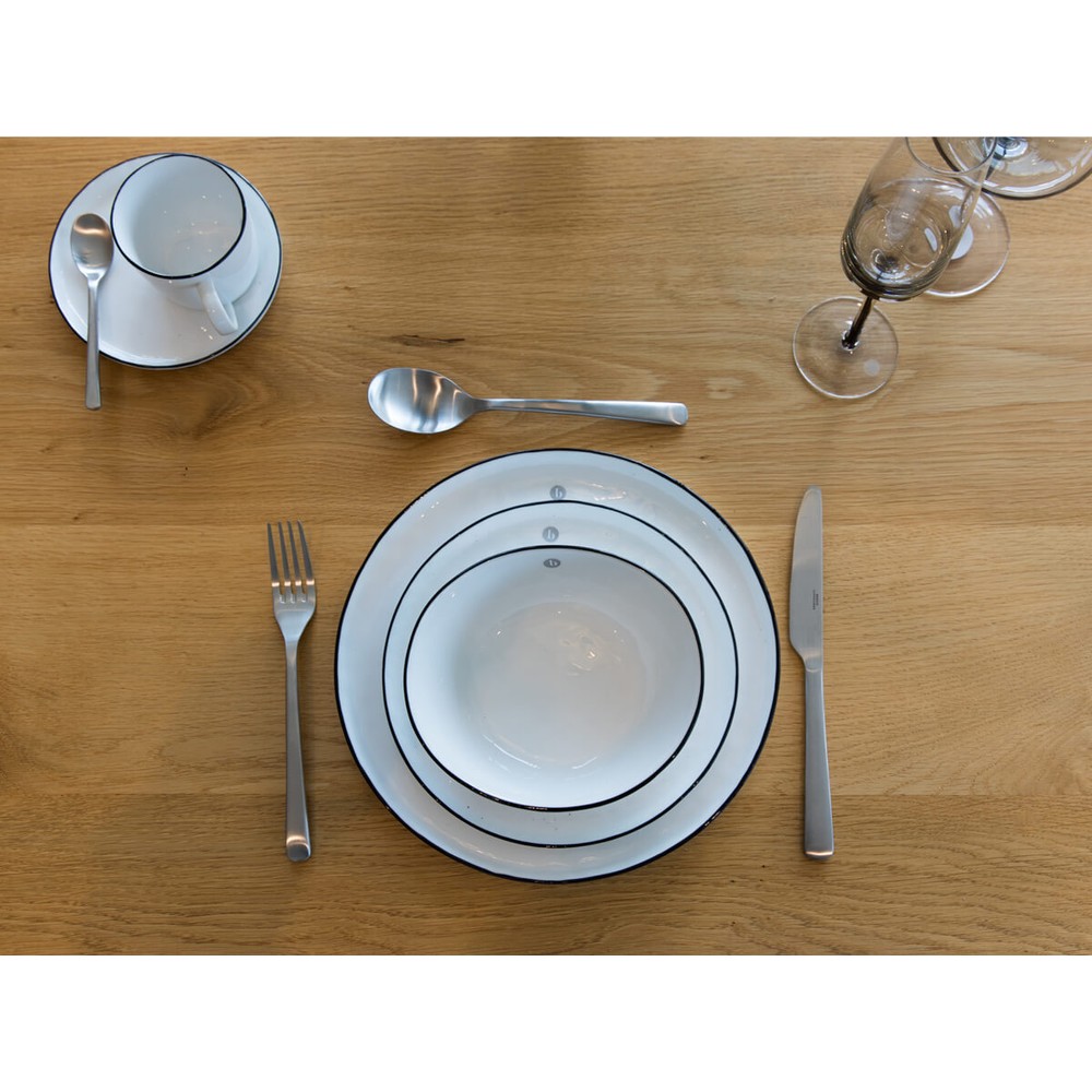 Buy the Broste Copenhagen Salt Dinner Plates Set of 4 at nest.co.uk