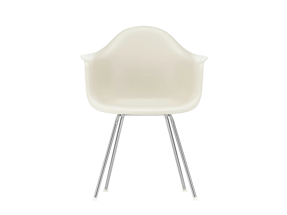 Vitra DAX Eames Plastic Armchair RE - Chrome Base