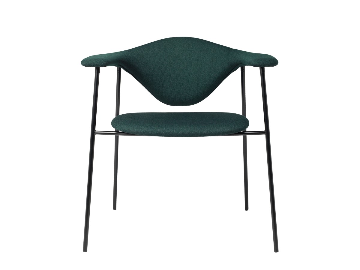 Gubi Masculo Dining Chair with Metal Base