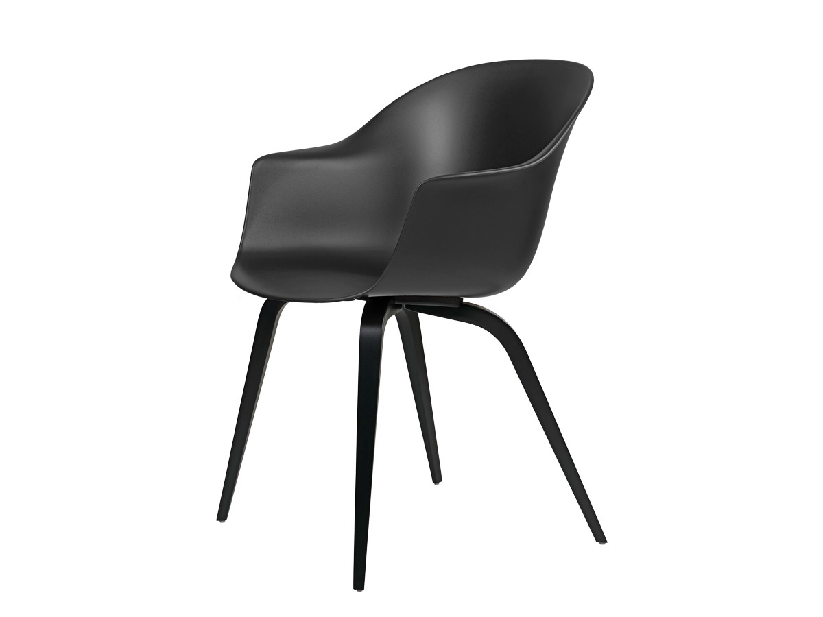 Gubi Bat Dining Chair - Wooden Base